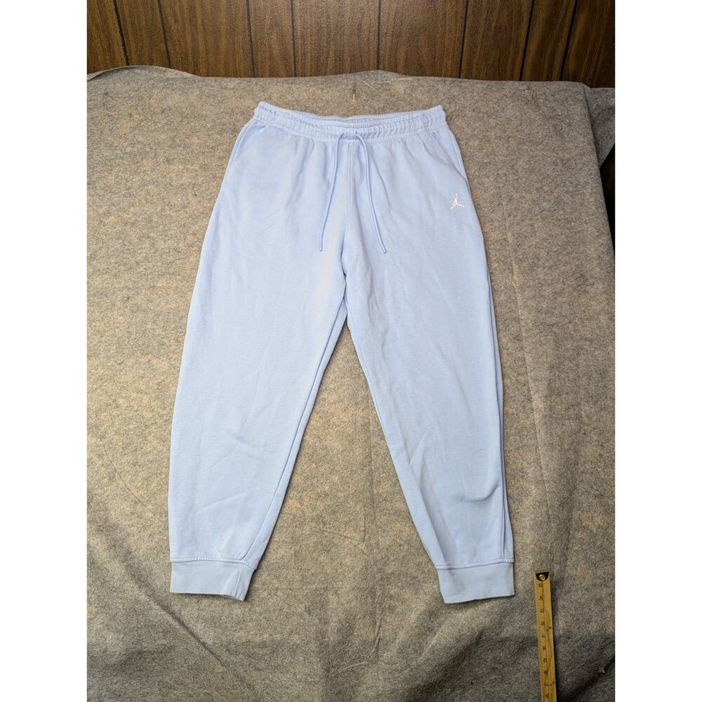 Jordan Sweatpants Men XXL Light Blue Standard Fit Fleece Pants Joggers Comfort